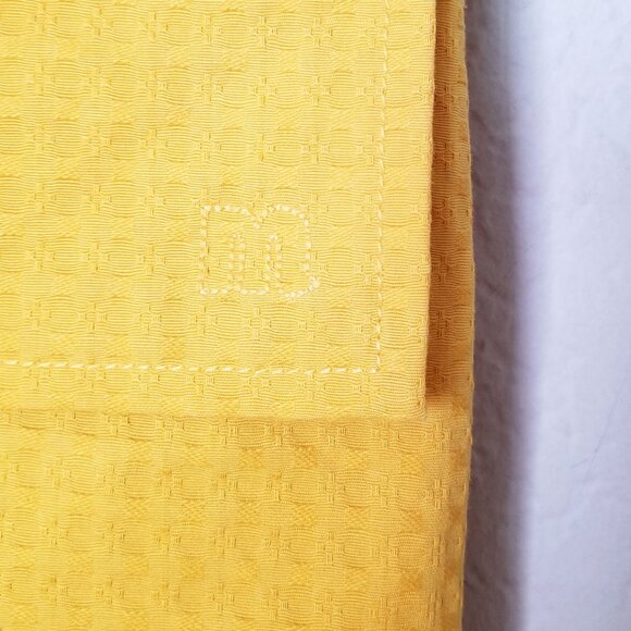 Marc by Marc Jacobs Yellow Belted Button Front Cargo Pockets Skirt 8 100% Cotton - Picture 9 of 16